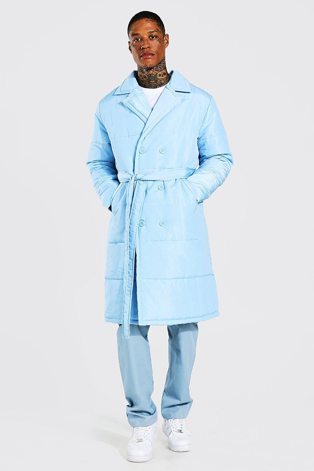 Boohooman on sale trench coat